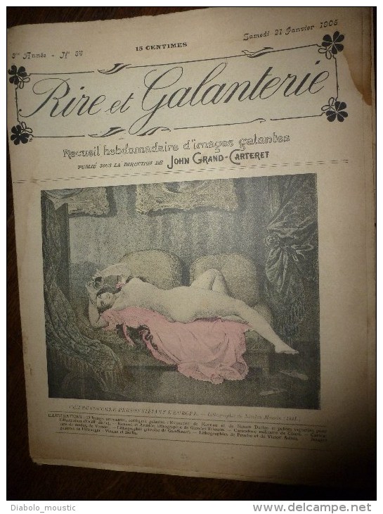 1905 :Gauloiseries (Langage Des Halles Au XVIIIème Siècle..etc..) ; Images De :Moreau,Duflos,Gaudissart ,Pruche,Adam Etc - Other & Unclassified