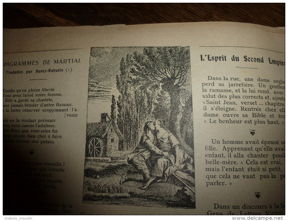 1905 :Gauloiseries (Langage des Halles au XVIIIème siècle..etc..) ; Images de :Moreau,Duflos,Gaudissart ,Pruche,Adam etc