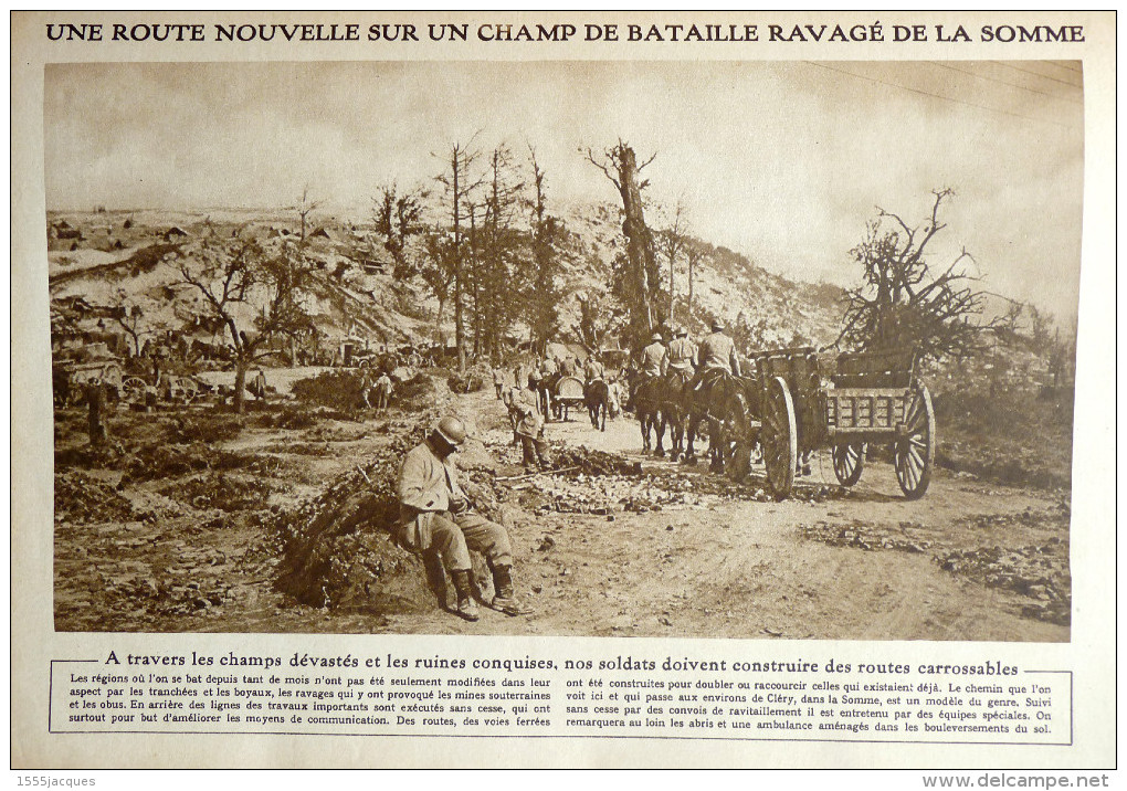 LE MIROIR N°150 8 OCT 1916 COMBLES ARMÉE BELGE CLÉRY MAUREPAS ALBERT THOMAS SOMME GUILLEMONT AVIATION DAUCOURT ZEPPELIN