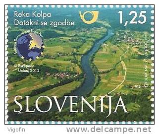 SI 2013-999 RIVER KOLPA, SLOVENIA, 1 X 1v, MNH - Environment & Climate Protection