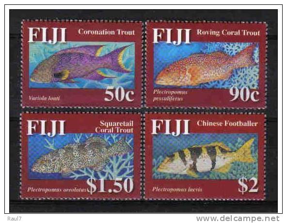 FIJI 2007 // POISSONS CORAUX // SERIE 4V NEUFS *** - Fiji (1970-...)