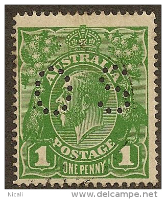 AUSTRALIA 1924 OS 1d KGV SG O79 HM #BH262 - Dienstzegels