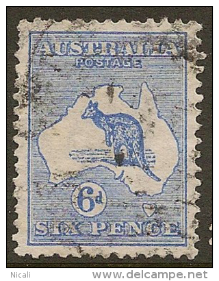 AUSTRALIA 1913 6d Roo SG 9 U #BH352 - Oblitérés