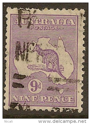 AUSTRALIA 1929 9d Roo SG 108 U #BH215 - Oblitérés
