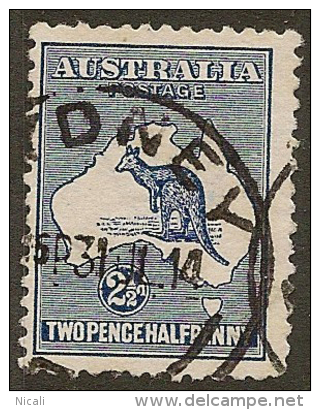 AUSTRALIA 1913 2 1/2d Roo SG 4 U #BH351 - Oblitérés