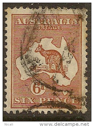 AUSTRALIA 1931 6d Roo SG 132 U #BH218 - Oblitérés