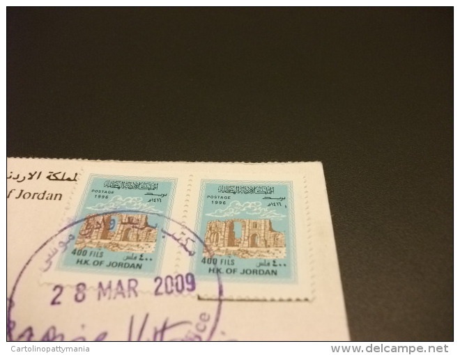 STORIA POSTALE FRANCOBOLLO COMMEMORATIVO Jordan  Coppia  Jerash - Jordanie