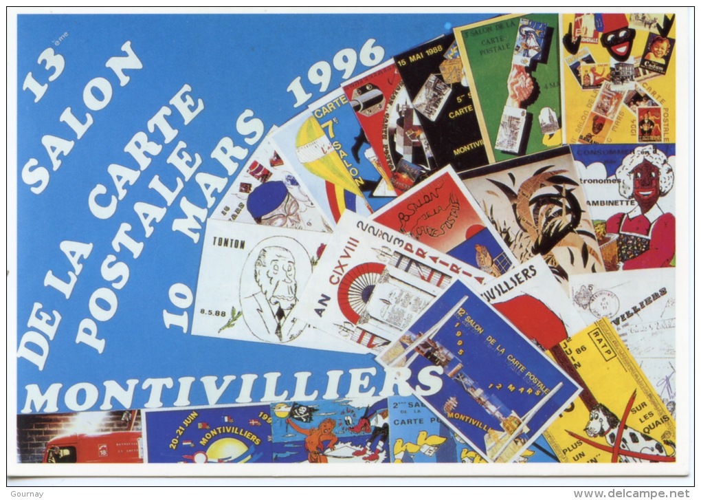 Montivilliers - 10è Salon Cartophile 1996 : Falaise Nature Poubelles Ordures (J. P. Alinand) - Montivilliers
