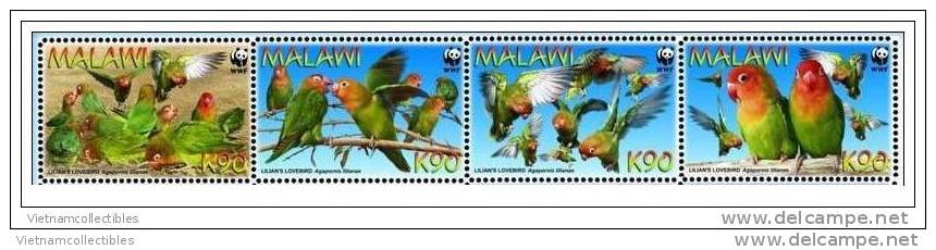 (WWF-440) W.W.F. Malawi Lilian Lovebird / Birds/ Bird MNH Stamps 2009 - Unused Stamps