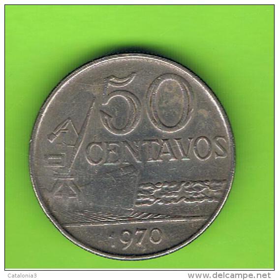 BRASIL - 50 Centavos 1970   KM580 - Brazil