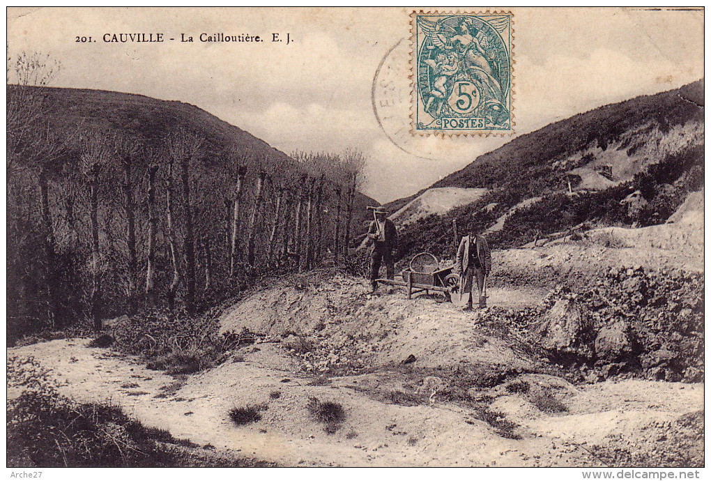 CPA - 76 - CAUVILLE - La Cailloutière - 201 - Other & Unclassified