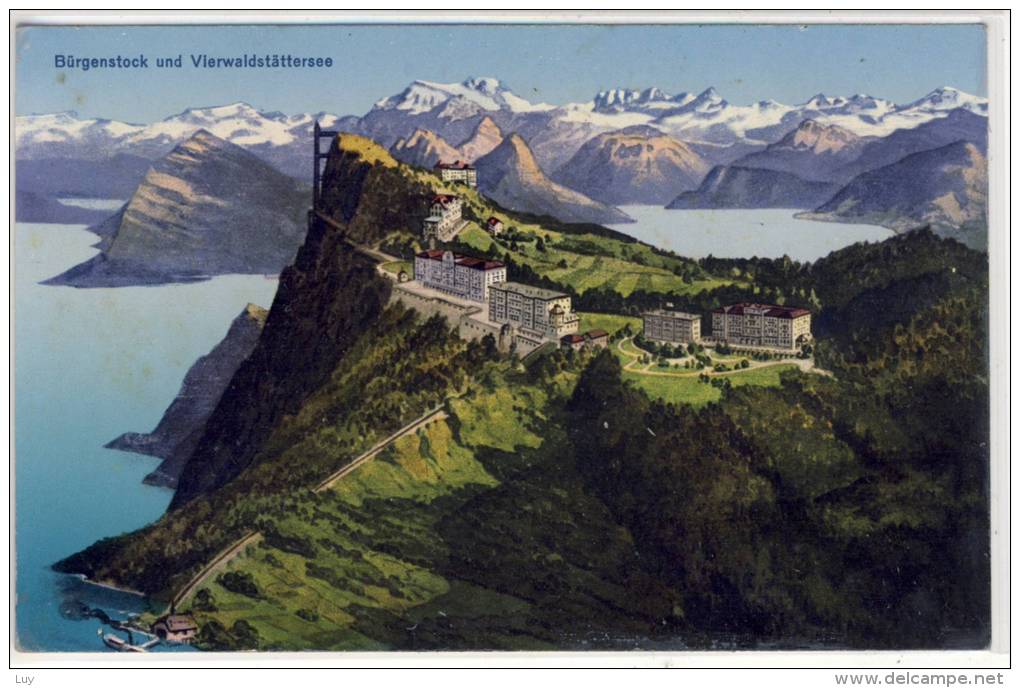 Bürgenstock - Und  Vierwaldstättersee - 1920 - Sonstige & Ohne Zuordnung