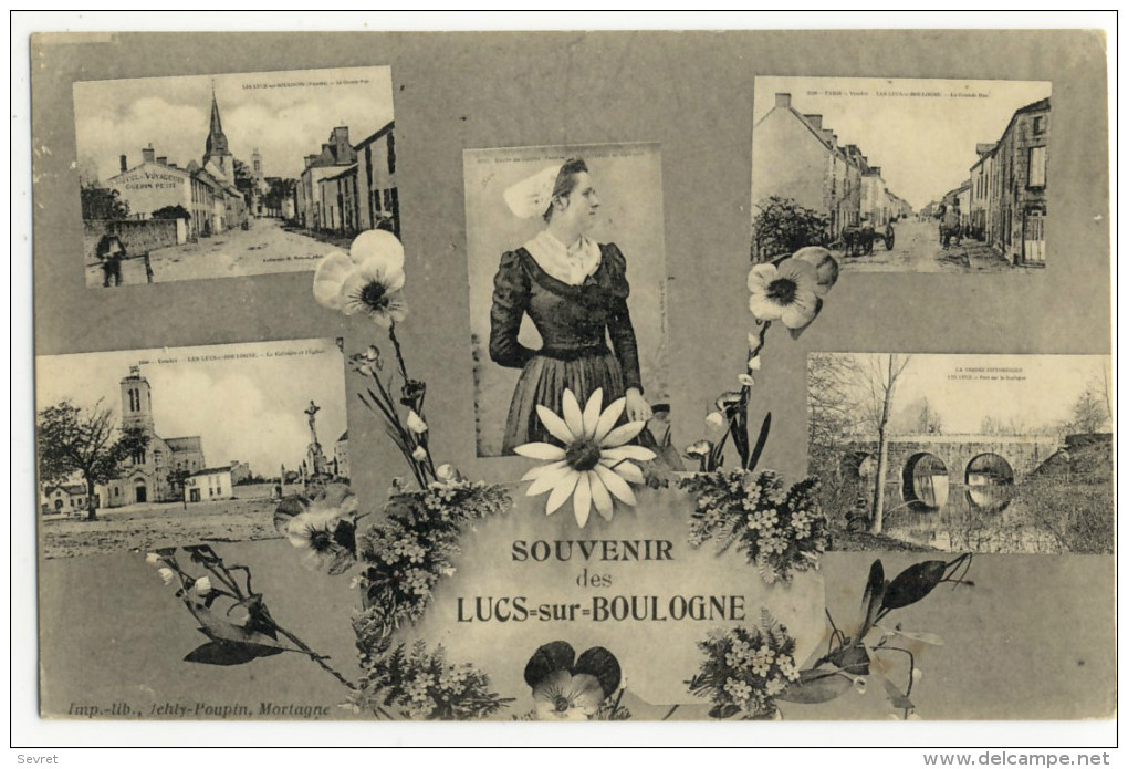 LES LUCS SUR BOULOGNE. - SOUVENIR. Multivues - Les Lucs Sur Boulogne