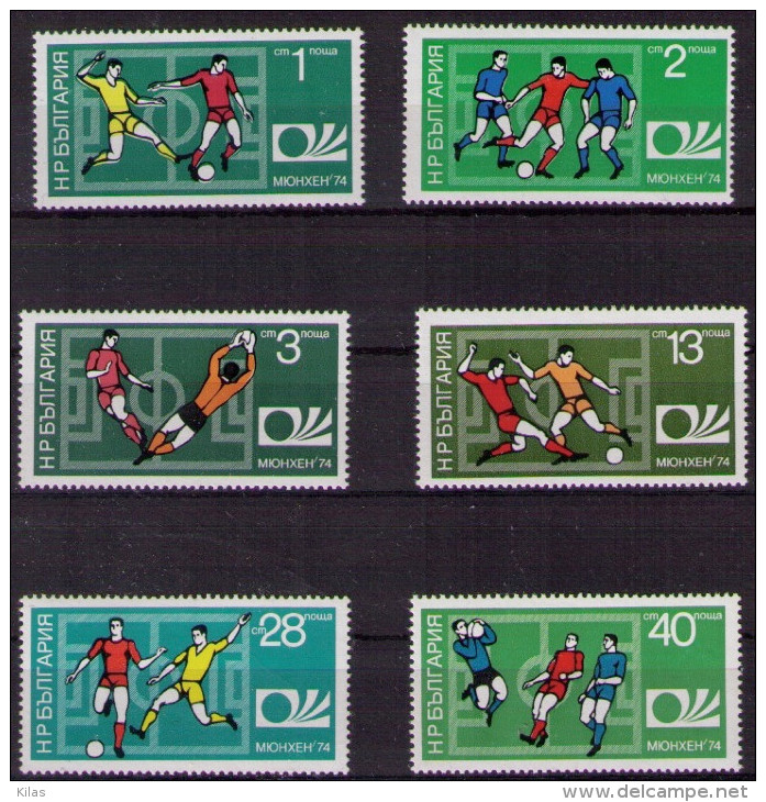 BULGARIA 1974 Football W.C. Germany - 1974 – Germania Ovest