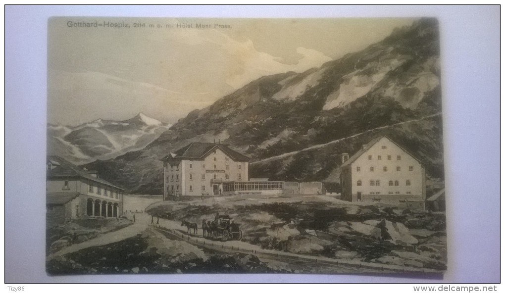 Gotthard - Hospiz, 2114 M S. M. Hotel Mont Prosa - Mon