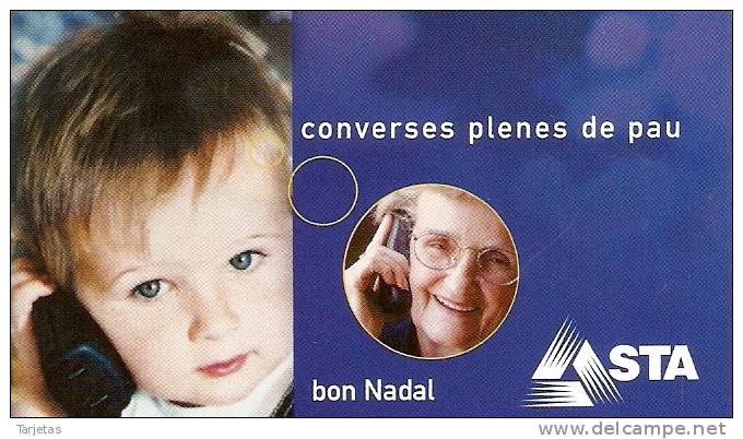 AND-132 TARJETA DE ANDORRA NADAL 2002 (CHRISTMAS-NAVIDAD) - Andorra