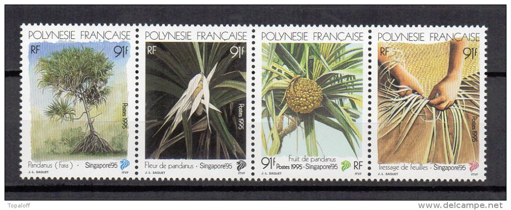 POLYNESIE  N°489 à 492    Neufs Sans Charnieres - Neufs