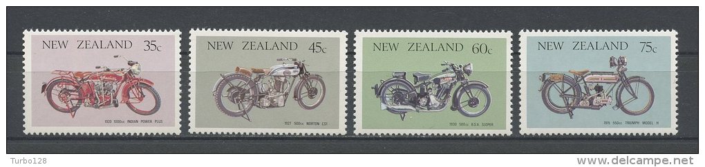 Nlle ZELANDE 1986 N° 920/923 ** Neufs = MNH Superbes  Cote 6 &euro; Motocyclettes Motos Transports - Neufs
