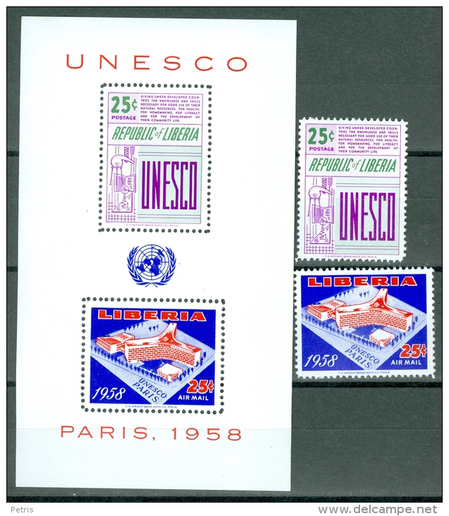 Liberia 1959 Unesco MNH** - Lot. A311 - Liberia