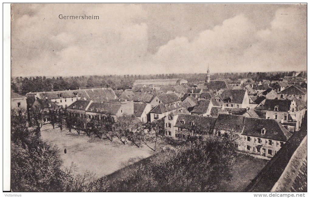 GERMERSHEIM - Vue Générale  -  1918 - Germersheim