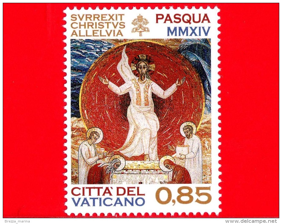 Nuovo - MNH - VATICANO - 2014 - Pasqua 2014 - 0,85 € • Mosaico Della Cappella Cappella Redemptoris Mater - Unused Stamps