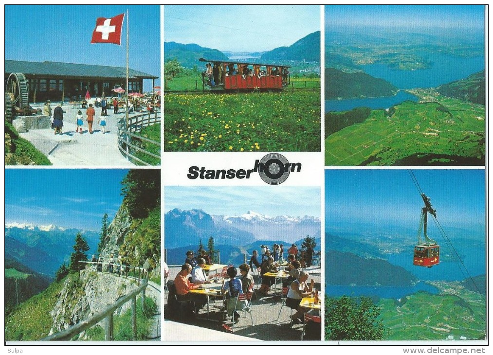 Stanserhorn, Mehrbild-AK - Stans