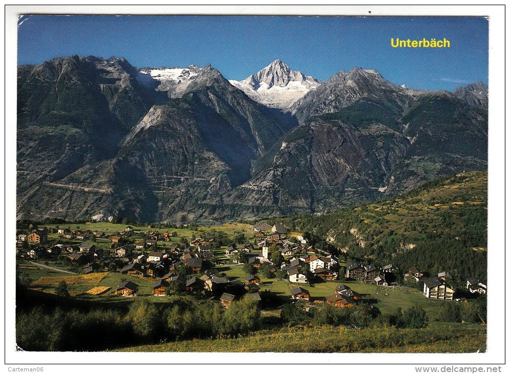 Suisse - Unterbäch - Wallis Hohgleifen, Wilerhorn, Bietschhom - Unterbäch