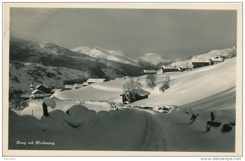 SUISSE - GRISONS - PANY Mit Hochwang - Other & Unclassified