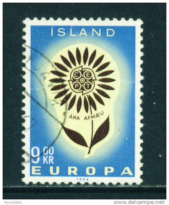 ICELAND - 1964 Europa 9k Used (stock Scan) - Used Stamps