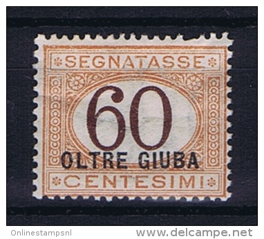 Italia Colonie - OLTRE GIUBA 1925 SEGNATASSE MH * Sa. Nr 7 - Oltre Giuba