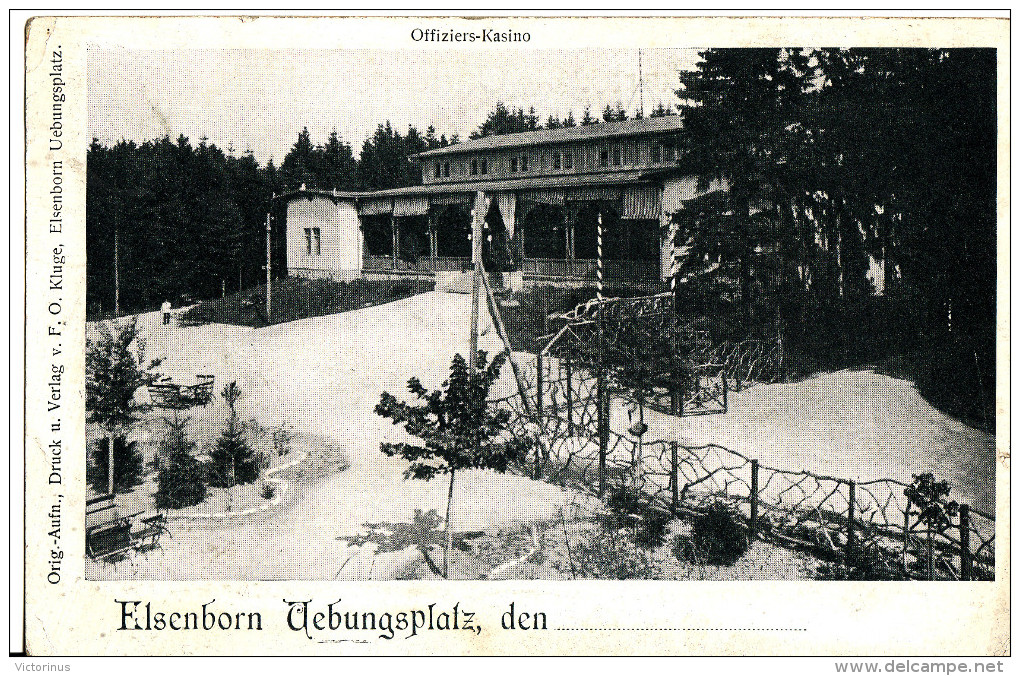 ELSENBORN - Uebungsplatz Den -  OFFIZIERS KASINO - - Eupen Und Malmedy