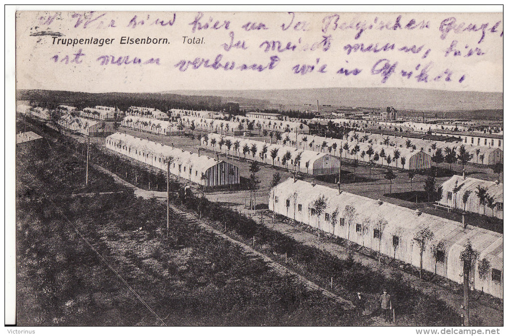 ELSENBORN - TRUPPENLAGER - Vue Générale - 1909 - Eupen Und Malmedy