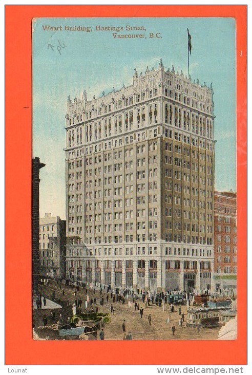 Weart BUilding , Hasting Street , Vancouver (état: Coins Gauche) - Vancouver