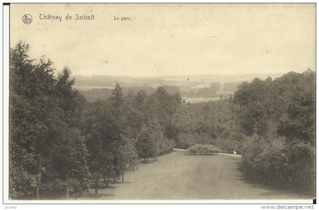 Châtau  De  Soheit -- Le  Parc.   (2 Scans) - Tinlot