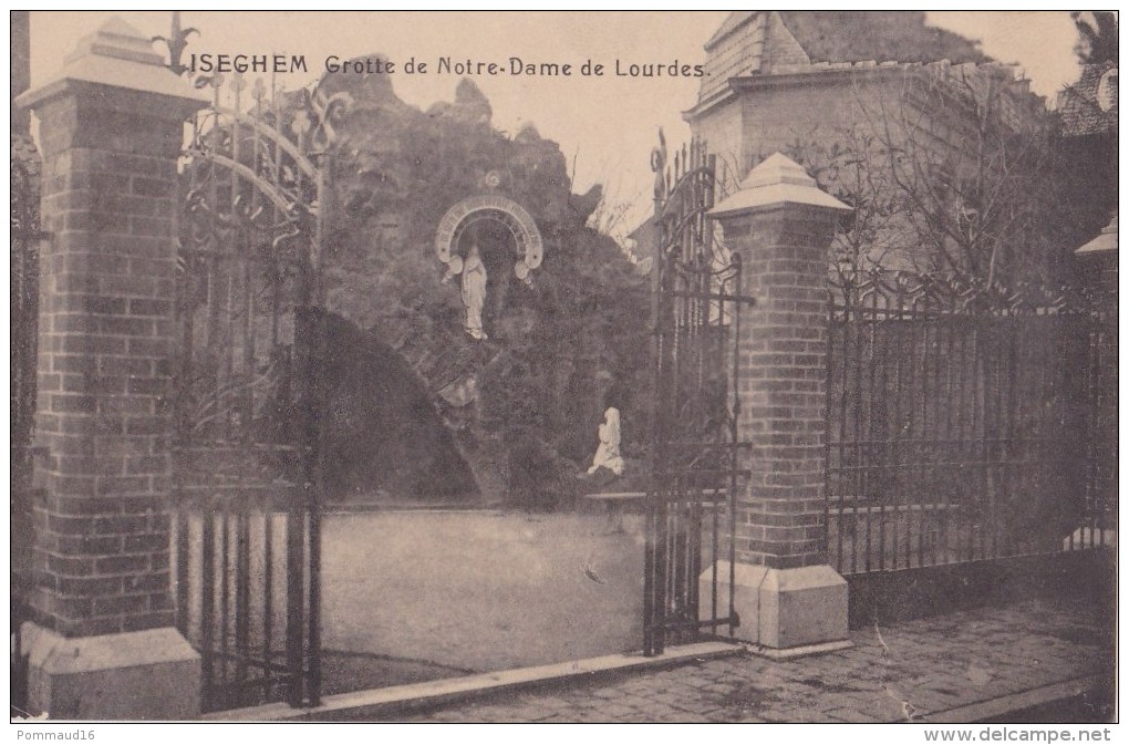 CPA Iseghem Grotte De Notre-Dame De Lourdes - Izegem