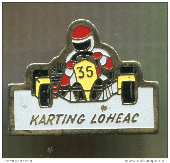 Pin´s - Karting LOHEAC Kart - Ille Et Vilaine Bretagne - Autorennen - F1