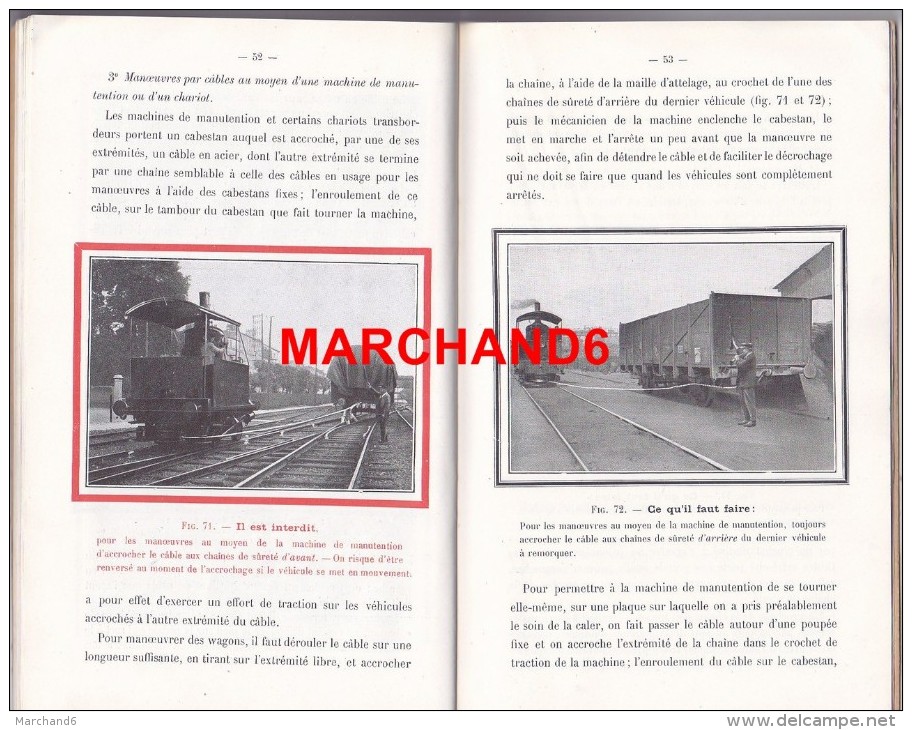 chemin de fer du nord instruction générale exploitation et travaux et surveillance nombreux illustrations de trains scan