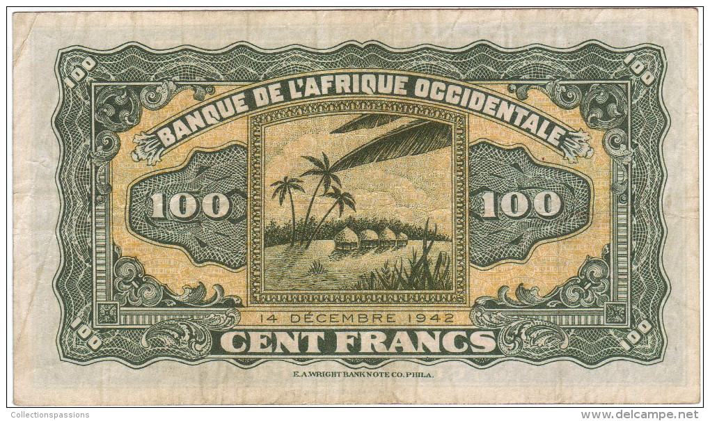 BANQUE DE L' AFRIQUE OCCIDENTALE - 100 Francs - - Autres - Afrique