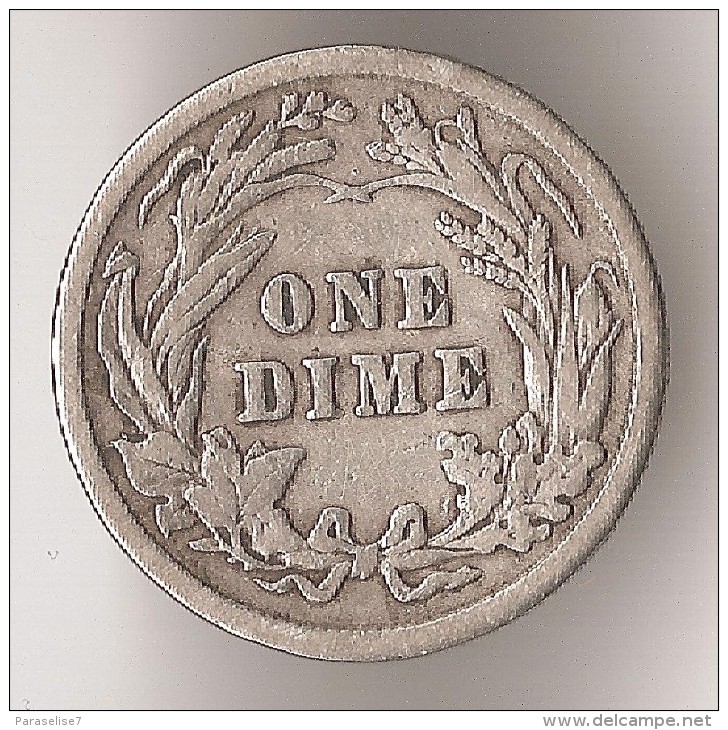 USA 1  DIME  1911  ARGENT - 1892-1916: Barber