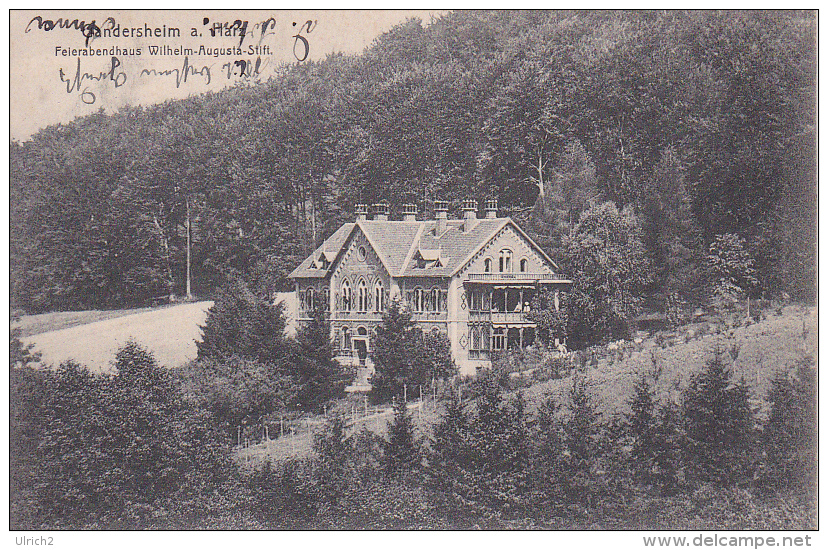 AK Gandersheim Am Harz - Feierabendheim Wilhelm-Augusta-Sift - 1912 (4260) - Bad Gandersheim