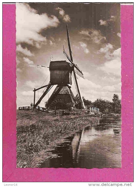 KINDERDIJK  -  ** HOLLANDSE MOLEN - MOULIN A VENT **  - Uitgave : Gebr. SPANJERSBERG   -Rotterdam - Kinderdijk