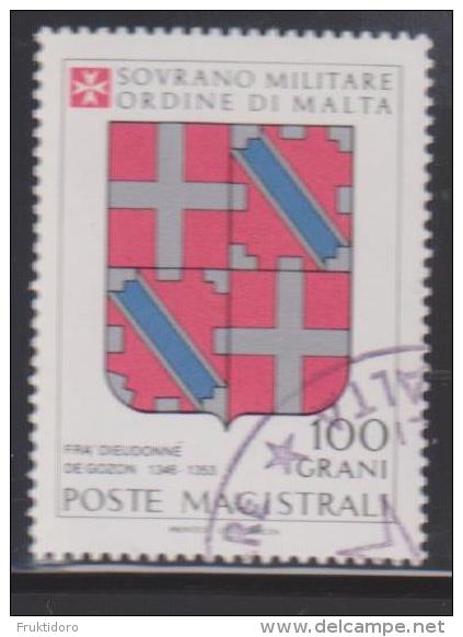 SMOM Sovereign Military Order Of Malta Mi 254 Grand Masters Coat Of Arms - Fra&rsquo; Dieudonnè De Gozon - 1986 - Malta (Orde Van)