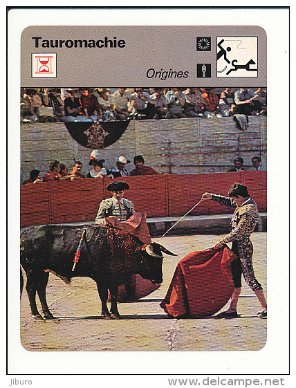 Fiche Illustrée Sport / Tauromachie / Corrida ( Mise à Mort Arène D'Arles )  // IM 01-FICH-SPORT - Sports