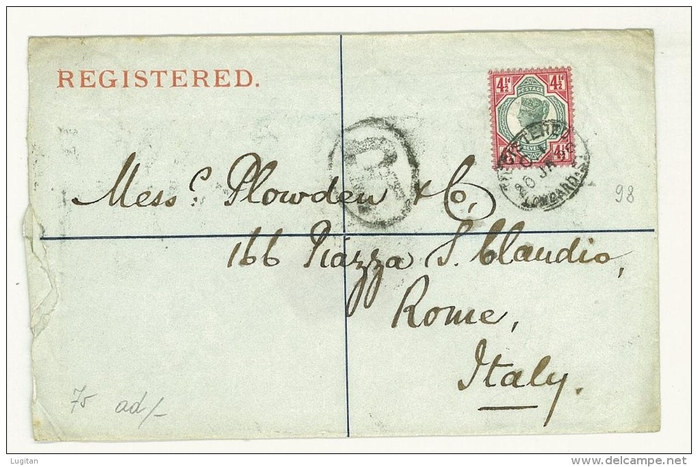 GRAN BRETAGNA - 1887 -1892 The 50th Anniversary Of The Regency Of Queen Victoria - STORIA POSTALE POSTAL HISTORY - Cartas & Documentos