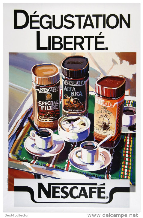 @@@ MAGNET - DEGUSTATION LIBERTE NESCAFE - Publicitaires