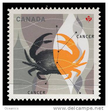 Canada (Scott No.2452 - Signes Du / Zodiac / Signs) [**] Autocollant / Self Adhesive - Neufs