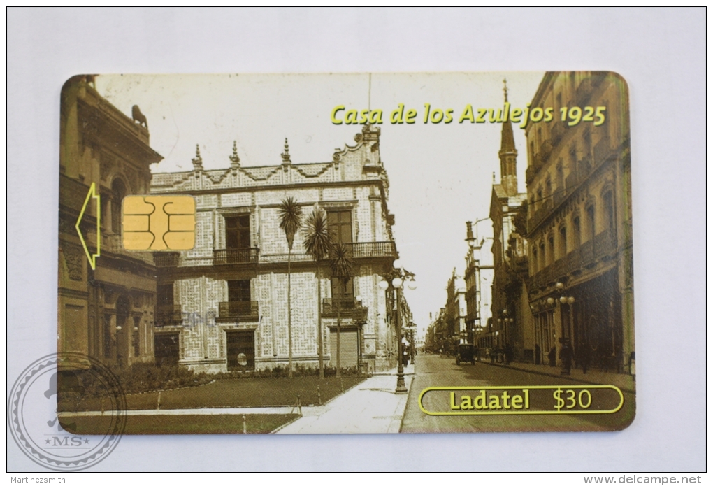 Collectible Mexico Phone Card - Pillars Of Our History - Casa De Los Azulejos 1925 - Ladatel - Otros & Sin Clasificación