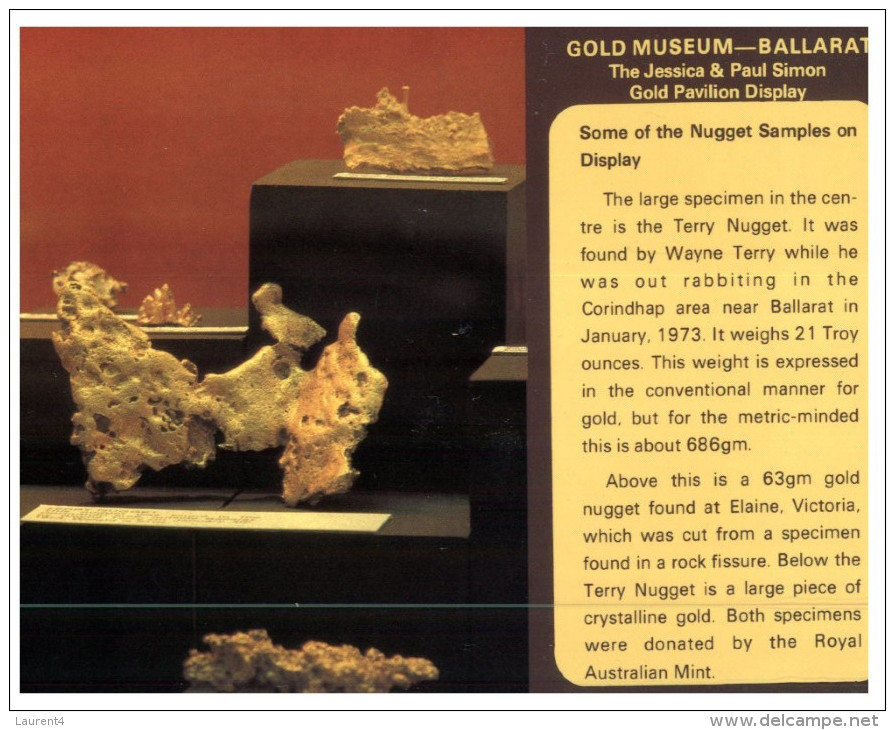 (886) Australia - VIC - Ballarat Gold Nugget Museum - Ballarat