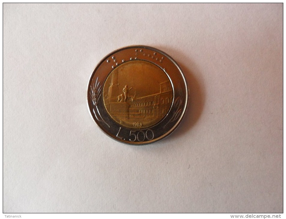 500 Lires 1983 - 500 Liras