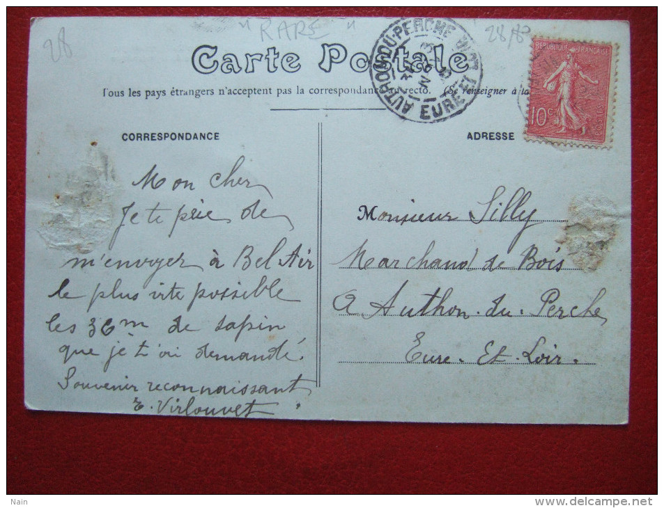 28 - CHAPELLE ROYALE - LA FETE DE GYMNASTIQUE - ( DOUBLE LEGENDE ) - CARTE TRES RARE - - Auneau